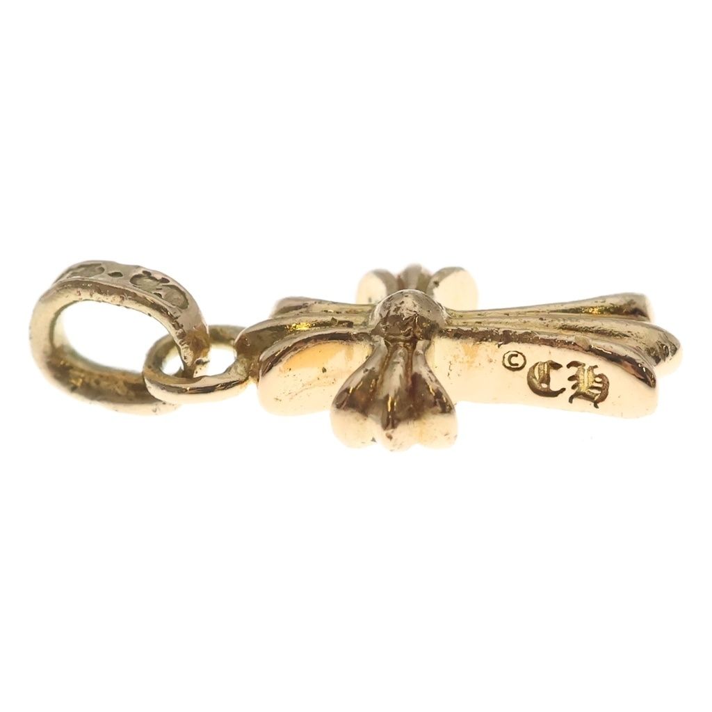 Chrome Hearts 22k Cross Baby Fat P Sap B Babyfat Pave Blue Sapphire Charm Gold — view 4