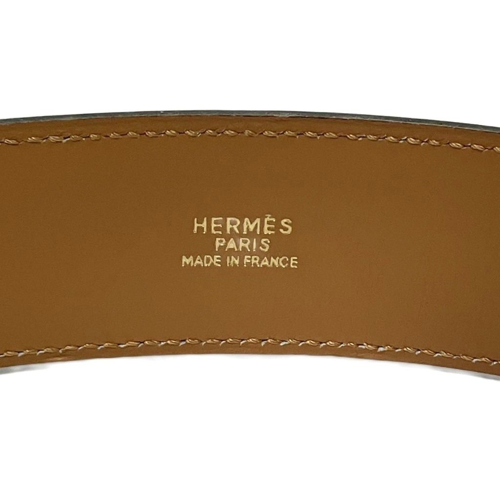 Hermes Archive Vintage Collier de Chien Belt Leather 65 Black — view 4