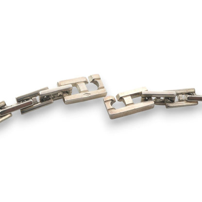Hermes Hercules Bracelet Bangle Cuff 925 Sterling Silver — view 3