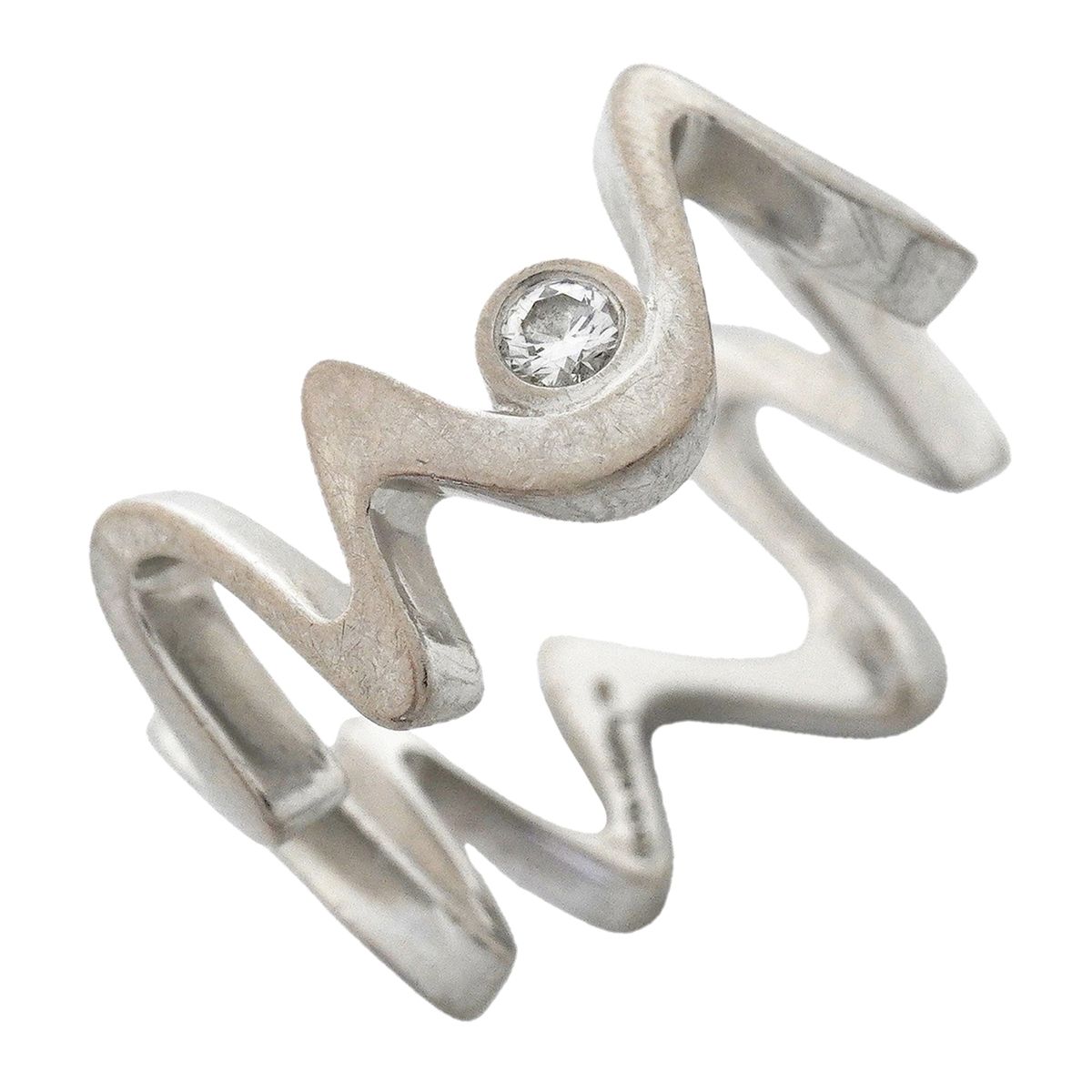 Tiffany & Co Ring Frank Gehry Equus White Gold Diamond
