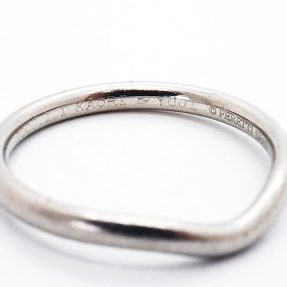 Tiffany & Co Ring Curved Band Platinum — view 7
