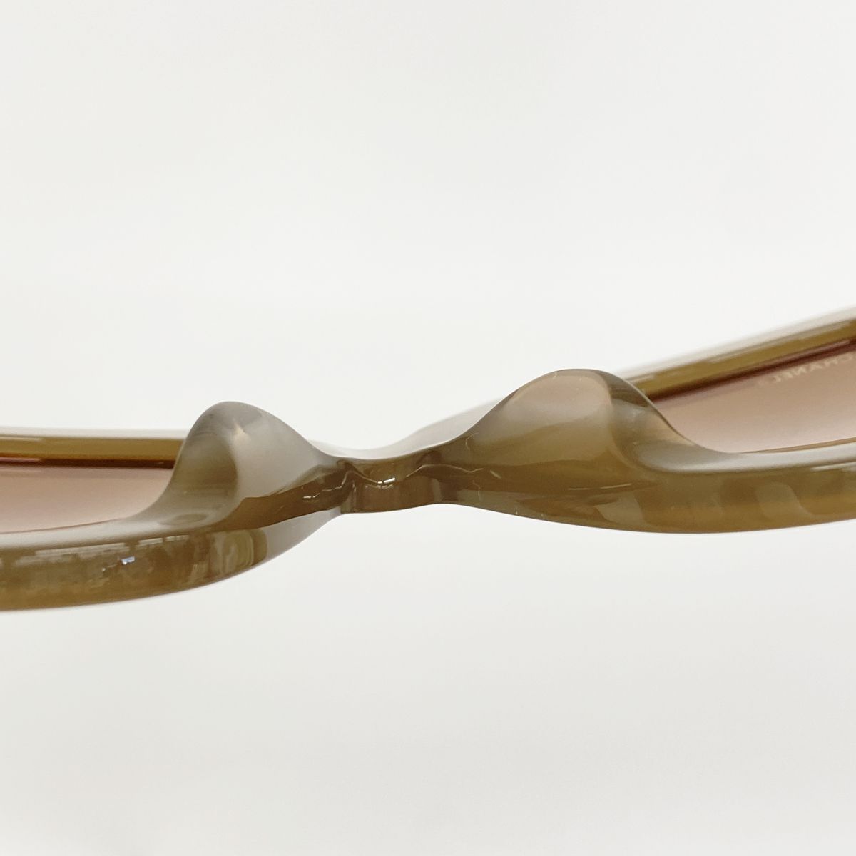 Chanel Sunglasses Acetate Brown Silver Eyewear — view 7