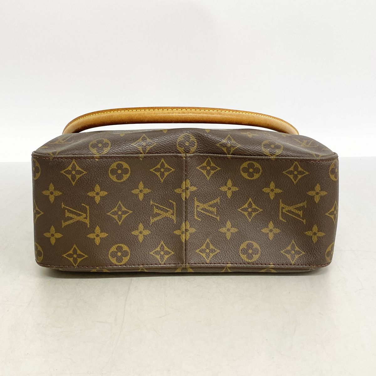 Louis Vuitton Shoulder Bag Monogram Looping GM Brown — view 3