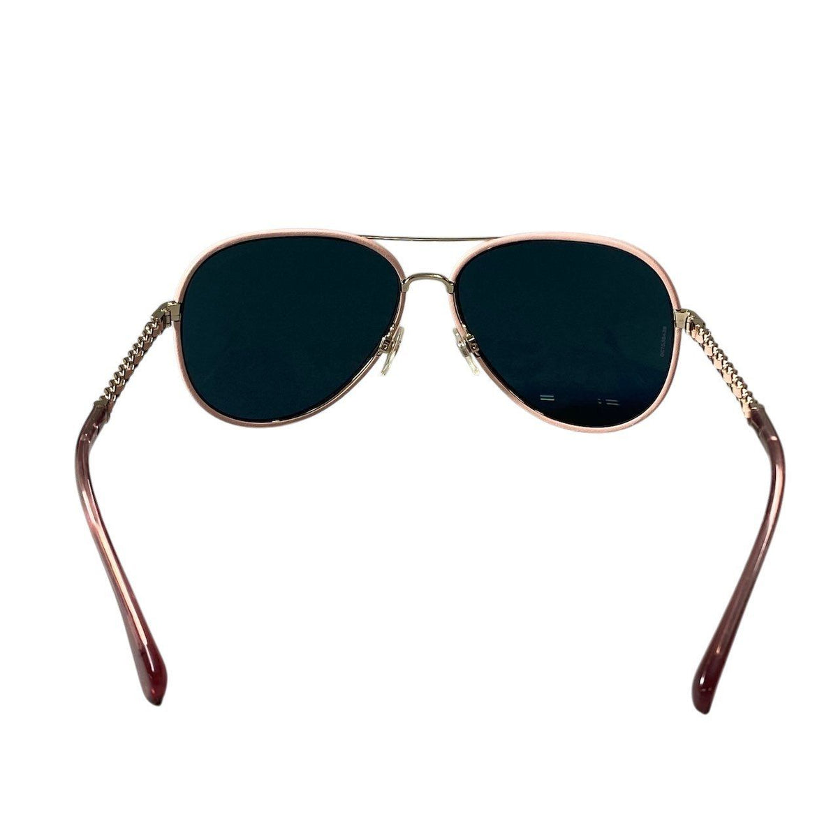 Chanel CC Logo Side Chain Pilot Sunglasses Eyewear — view 5