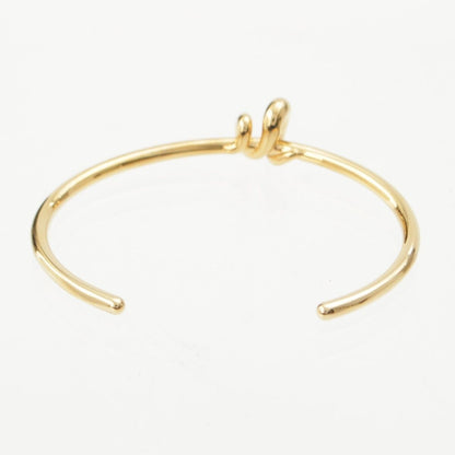 Fendi Filo Brass Twist Bangle Gold Bracelet — view 3