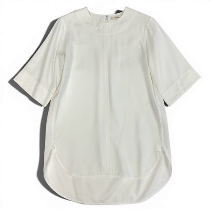 Celine Philo Phoebe Era Tunic Length Thick Blouse 5 Half Sleeve White 36 — view 2