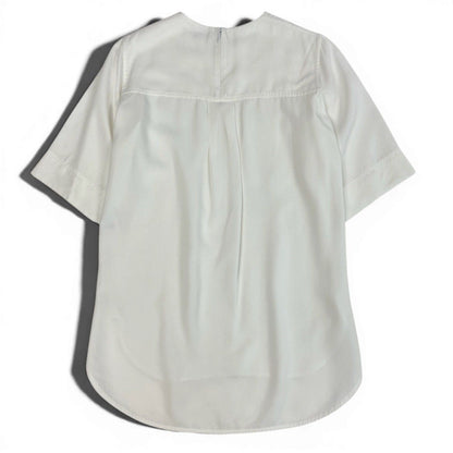 Celine Philo Phoebe Era Tunic Length Thick Blouse 5 Half Sleeve White 36 — view 3