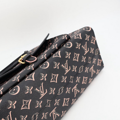 Louis Vuitton on the Go MM Fall for You Black Pink Tote Shoulder Bag — view 7