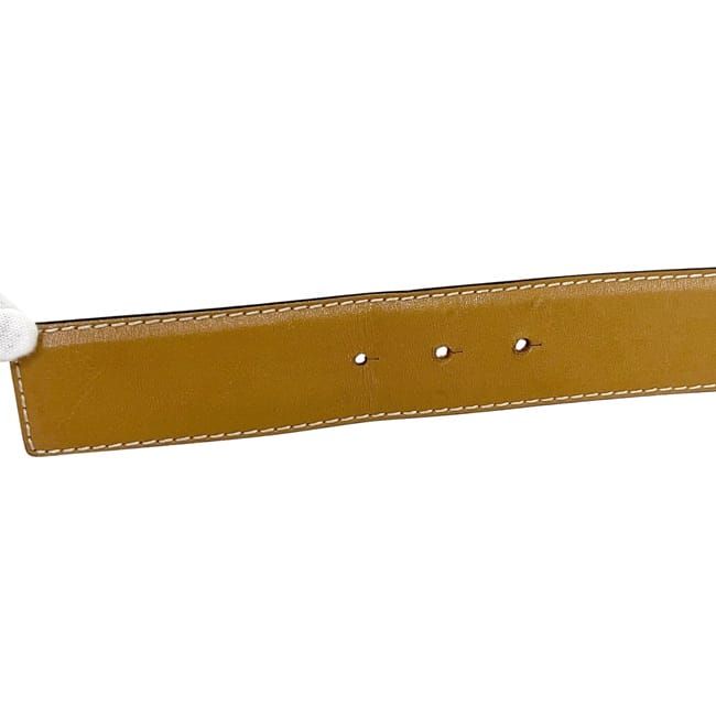 Loewe Belt Waist 87 Anagram Leather Camel Brown Vintage — view 8