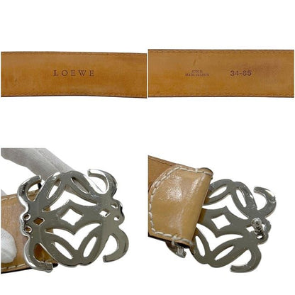 Loewe Belt Waist 87 Anagram Leather Camel Brown Vintage — view 3