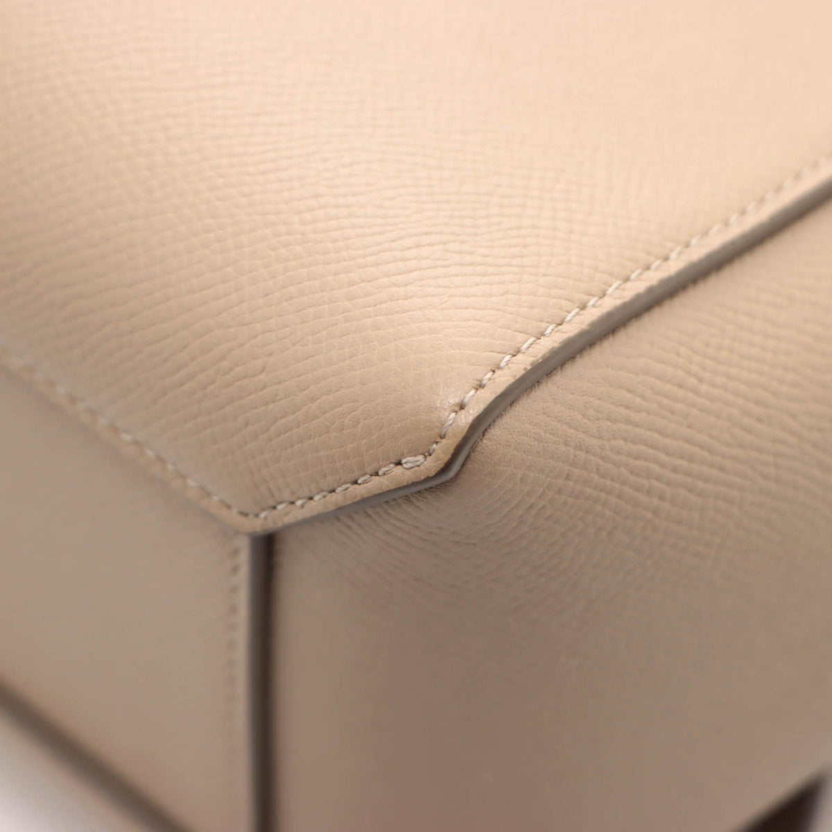 Celine Belt Bag Nano Beige Leather — view 6