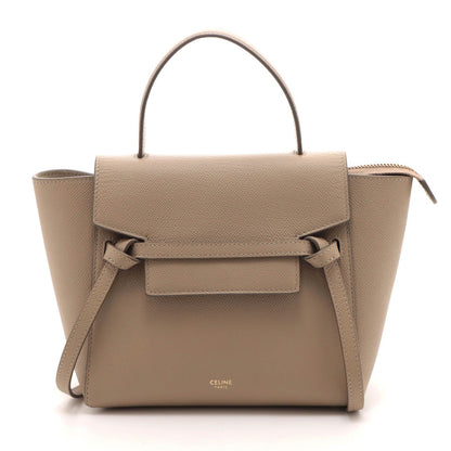 Celine Belt Bag Nano Beige Leather