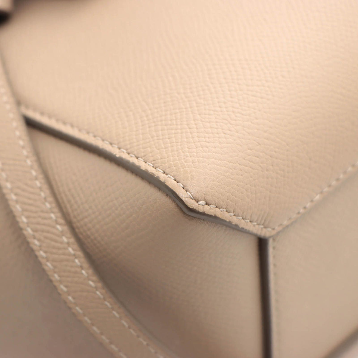 Celine Belt Bag Nano Beige Leather — view 5