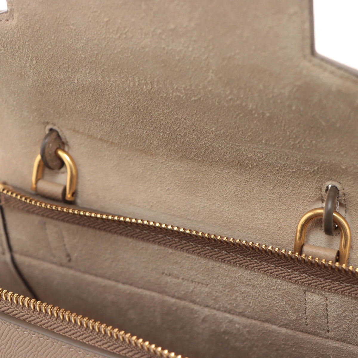 Celine Belt Bag Nano Beige Leather — view 7