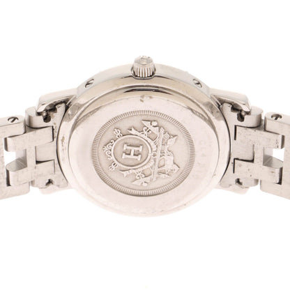 Hermes Clipper Watch Stainless Steel White Quartz — view 5