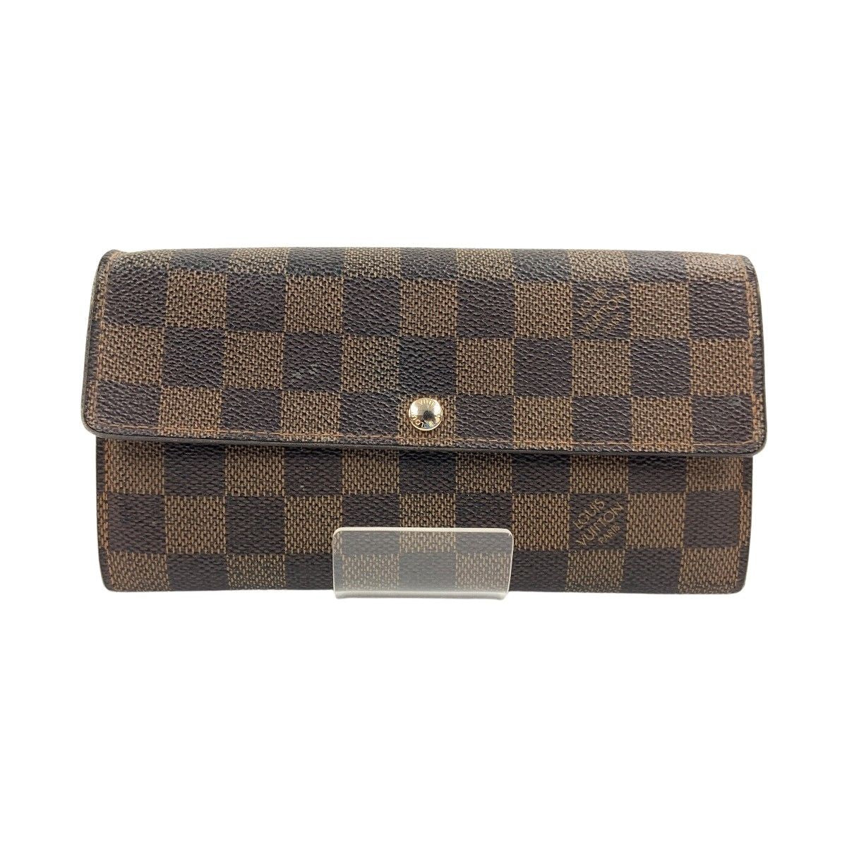 Louis Vuitton Damier Portefeuille Sarah Bifold Wallet Brown