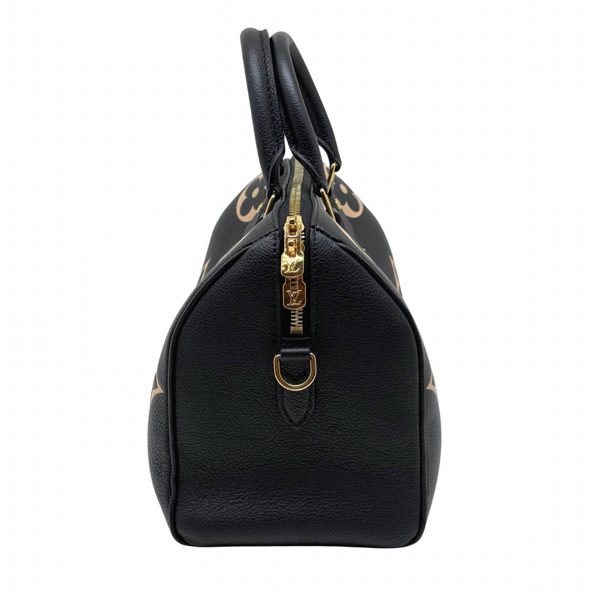 Louis Vuitton Speedy Bandouliere 25 Bicolor Monogram Empreinte Black Beige — view 2