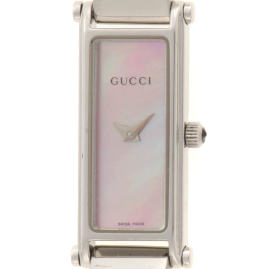 Gucci Watch Stainless Steel Pink Shell