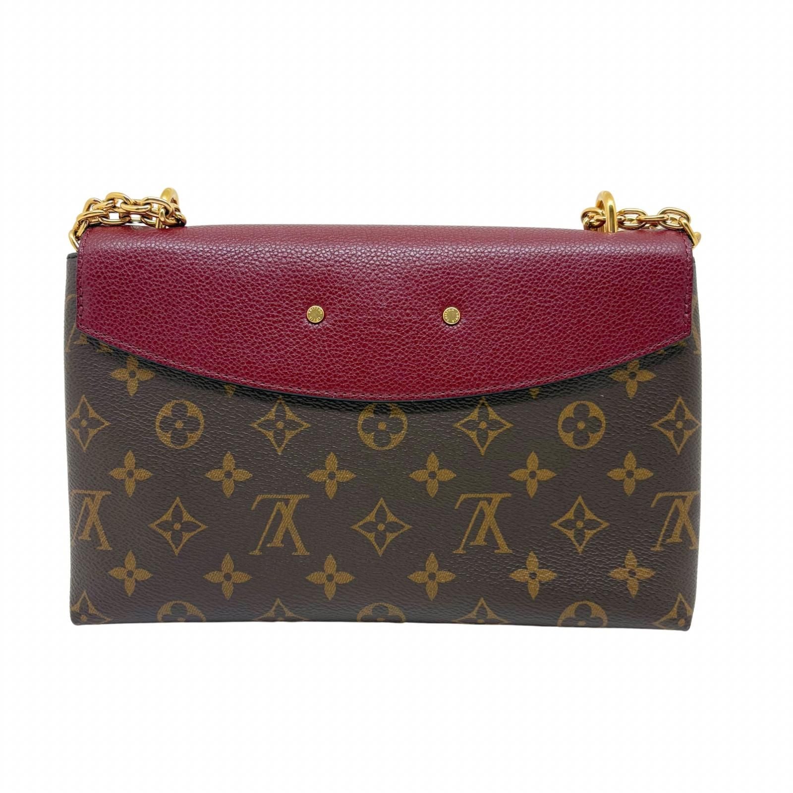 Louis Vuitton Saint Placide Monogram Bordeaux Shoulder Bag — view 3
