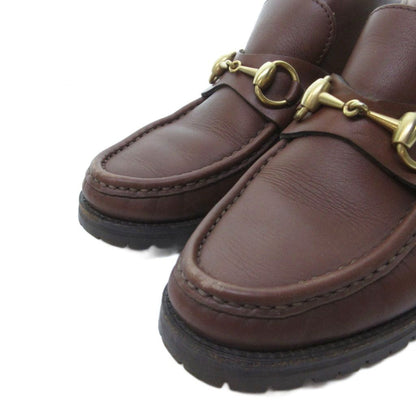 Gucci Horsebit Leather Shoes Mock Toe Brown — view 2