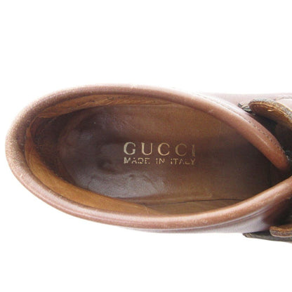 Gucci Horsebit Leather Shoes Mock Toe Brown — view 7