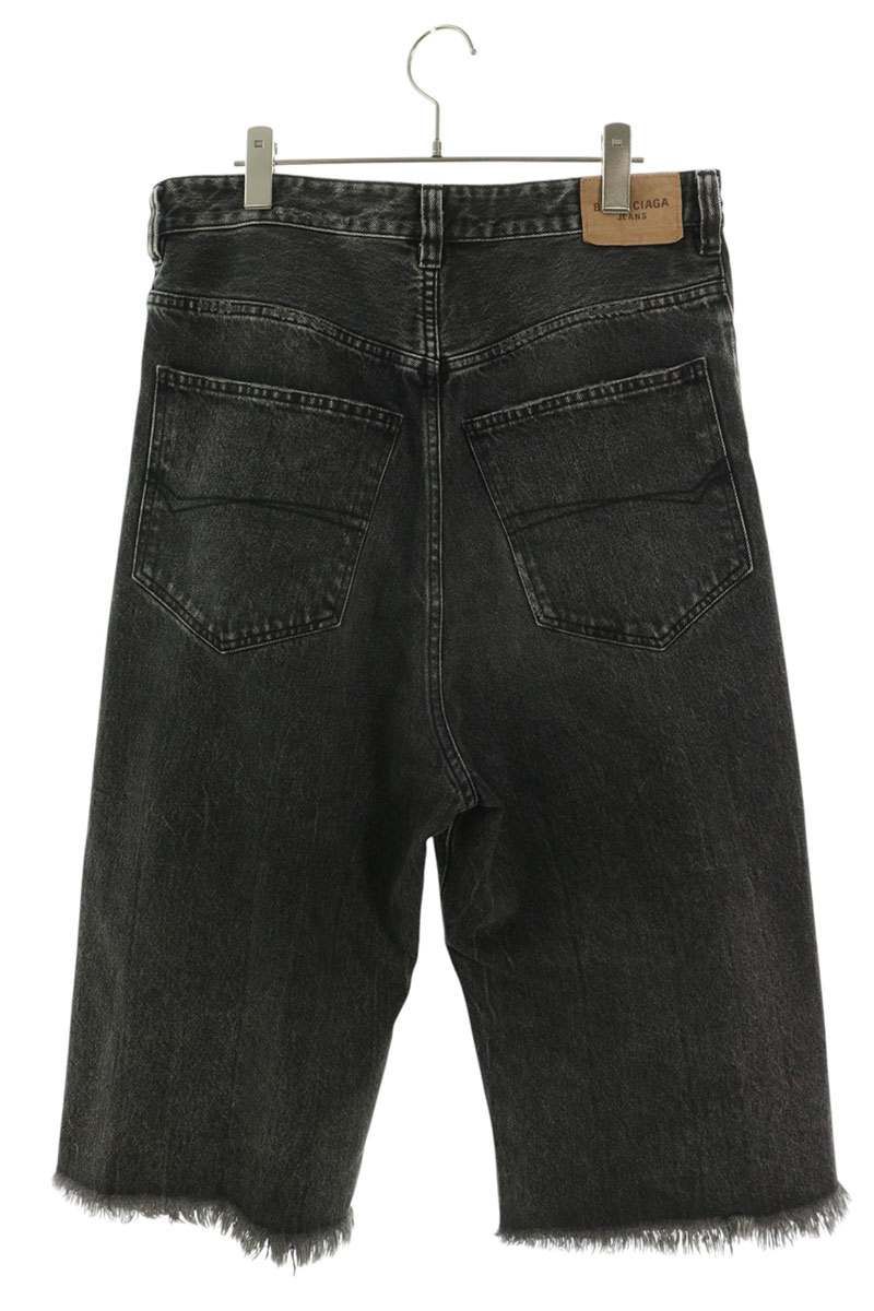 Balenciaga Cutoff Denim Shorts XS — view 2