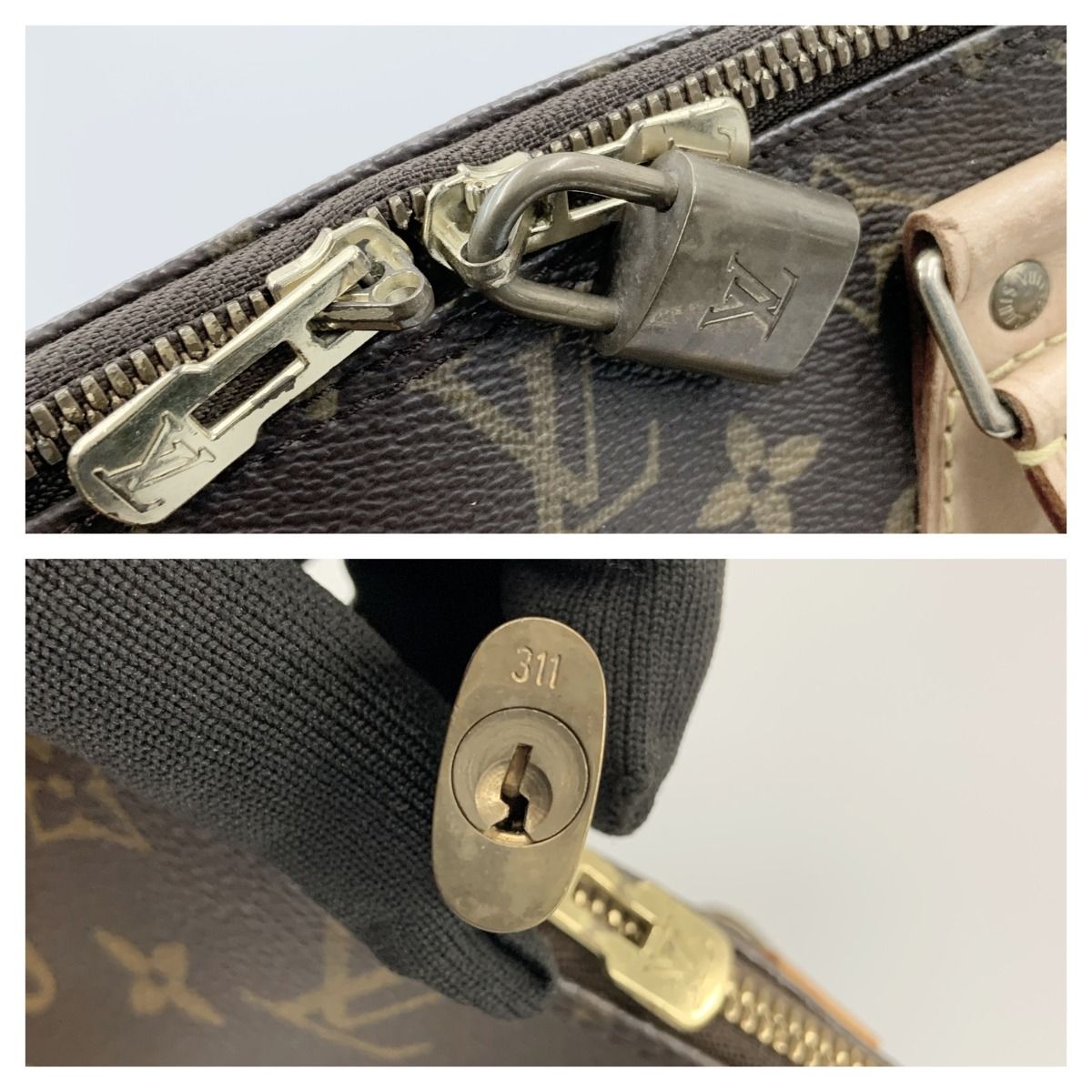 Louis Vuitton Monogram Alma Handbag Brown — view 4
