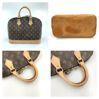 Louis Vuitton Monogram Alma Handbag Brown — view 2