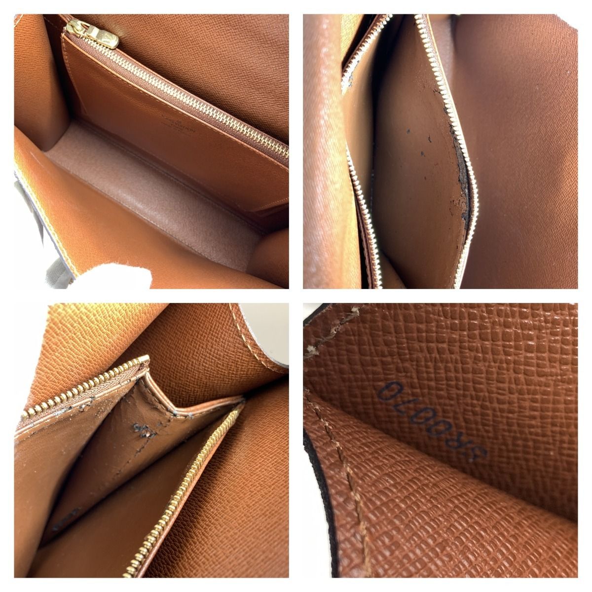 Louis Vuitton Monogram Malesherbes Handbag Brown — view 8