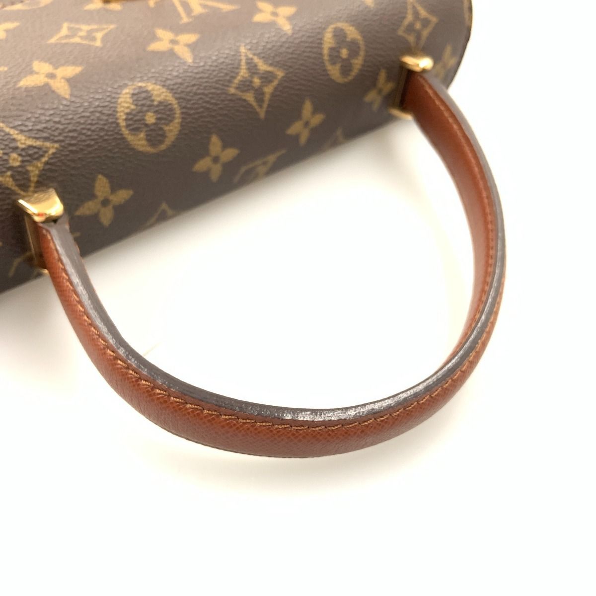 Louis Vuitton Monogram Malesherbes Handbag Brown — view 4