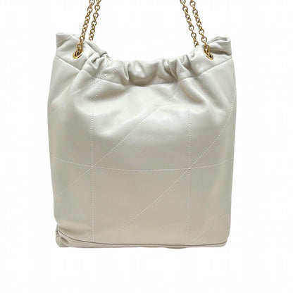 Saint Laurent Jamie Chain Shoulder Ivory Lambskin Bag — view 3