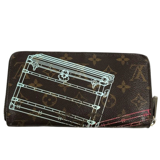 Louis Vuitton Wallet Zippy Monogram Canvas Brown
