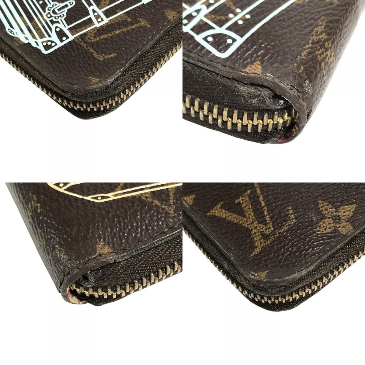 Louis Vuitton Wallet Zippy Monogram Canvas Brown — view 7
