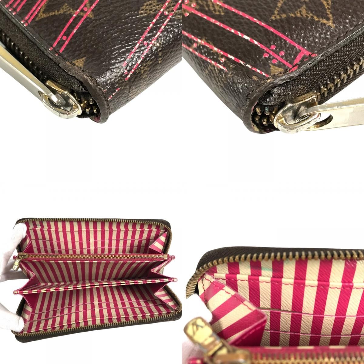 Louis Vuitton Wallet Zippy Monogram Canvas Brown — view 8