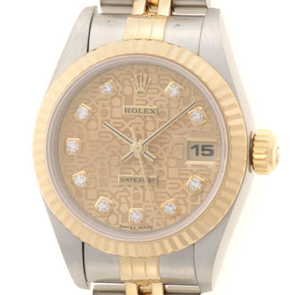 Rolex Datejust Watch 18k Yellow Gold 18k