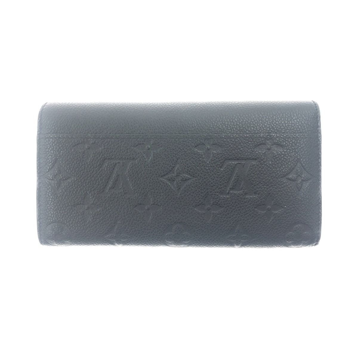 Louis Vuitton Monogram Empreinte Portefeuille Sarah Wallet Black — view 2