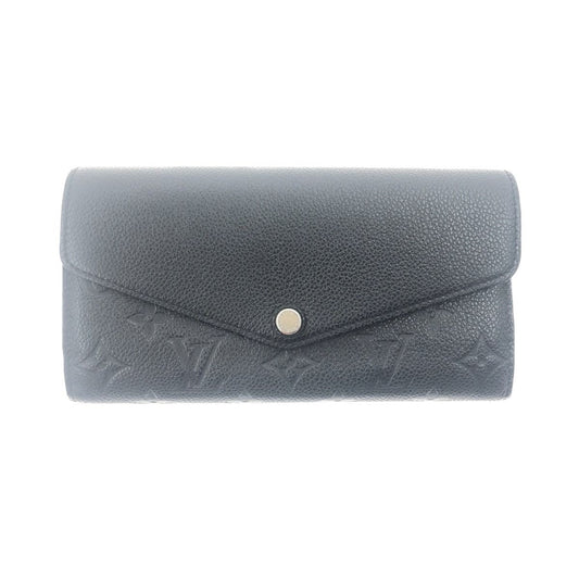 Louis Vuitton Monogram Empreinte Portefeuille Sarah Wallet Black