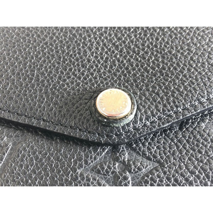 Louis Vuitton Monogram Empreinte Portefeuille Sarah Wallet Black — view 5