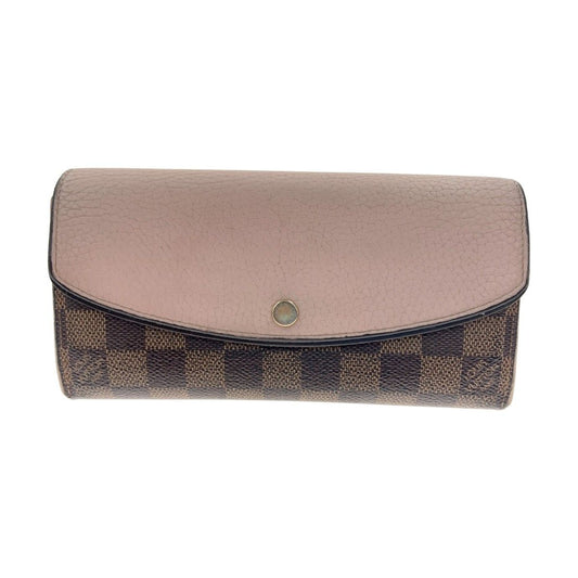 Louis Vuitton Damier Portefeuille Normandy Bifold Wallet Brown