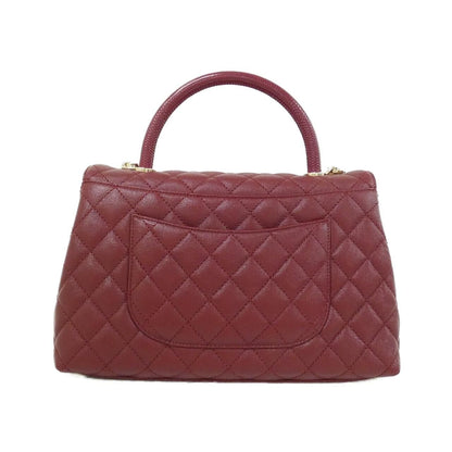Chanel Bag Handbag Burgundy — view 2
