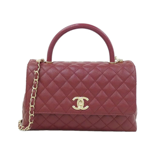 Chanel Bag Handbag Burgundy