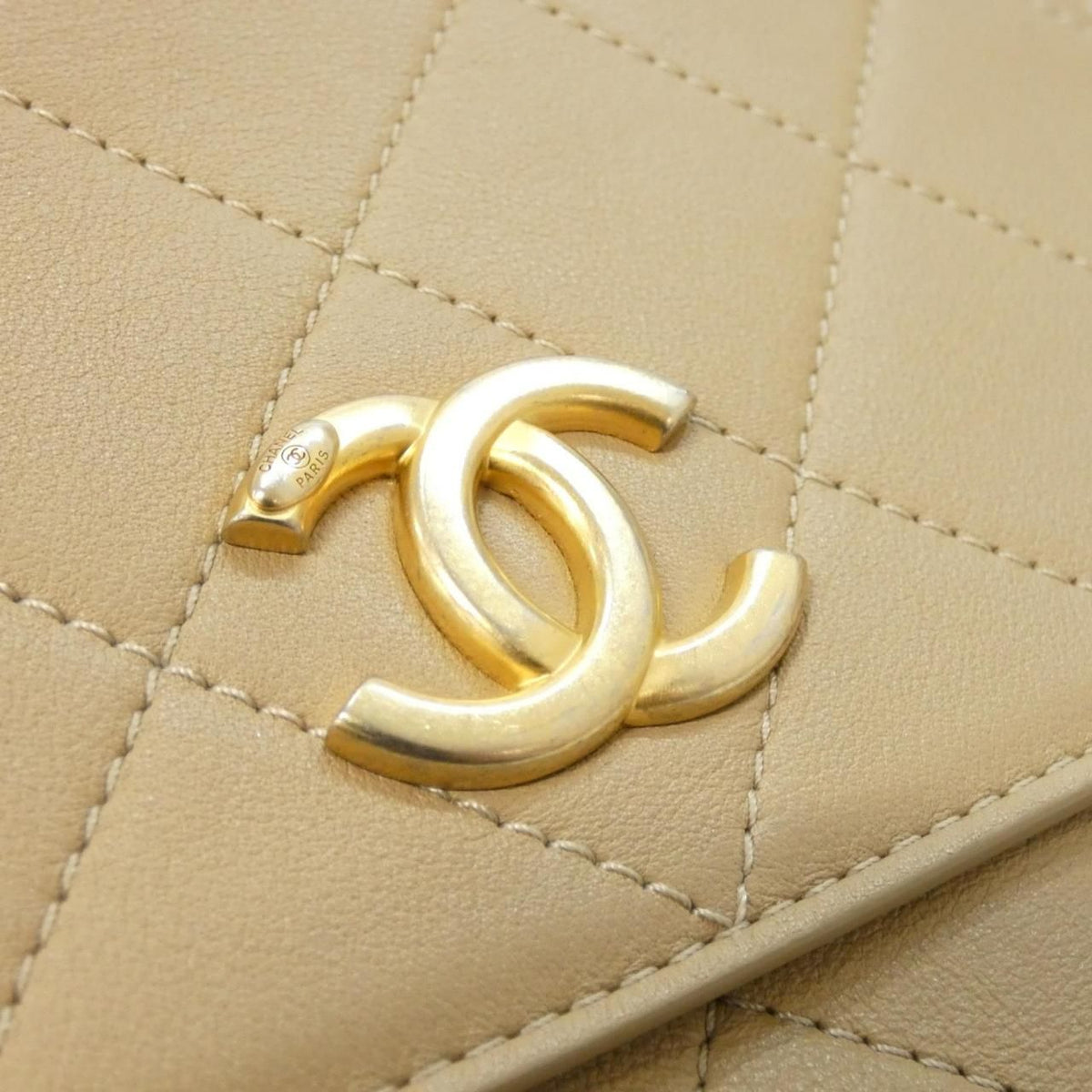 Chanel Shoulder Bag Beige — view 4