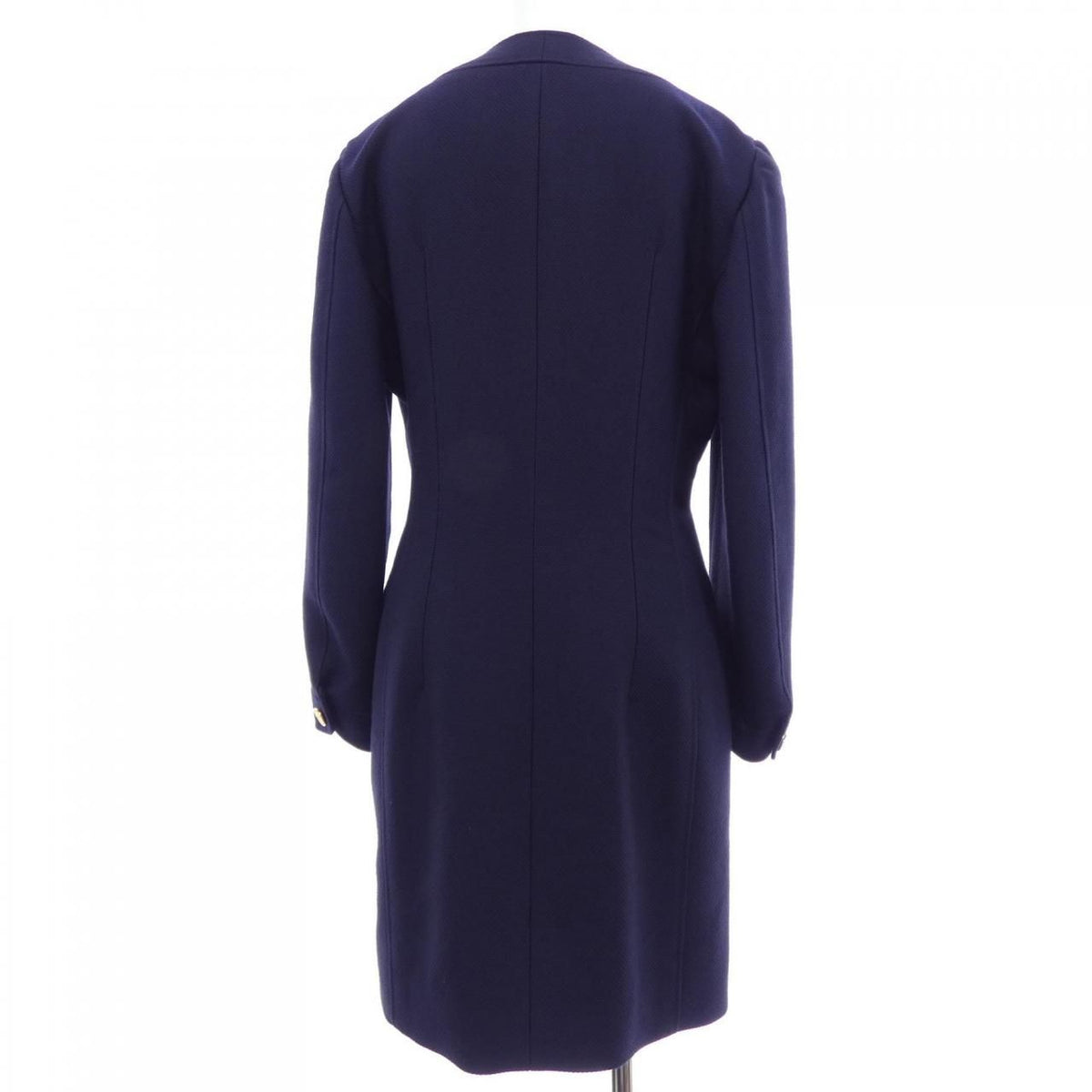 Chanel Vintage Coat Navy — view 2