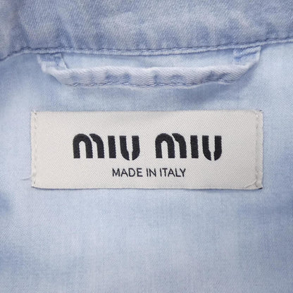 Miu Miu Jambray Shirt Logo — view 4