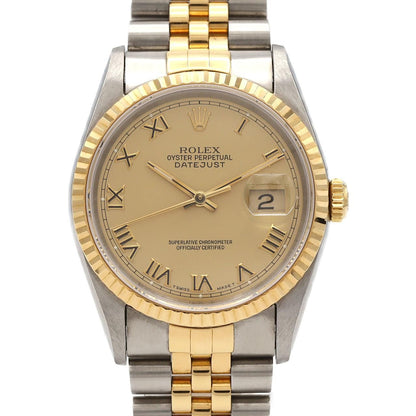Rolex Datejust Stainless Steel Yellow Gold Automatic Watch