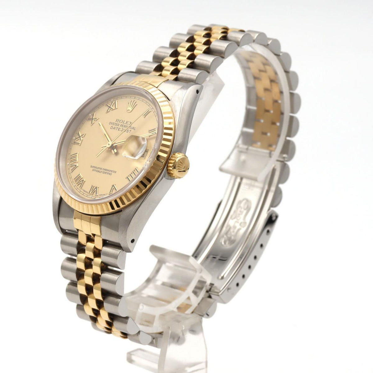 Rolex Datejust Stainless Steel Yellow Gold Automatic Watch — view 2