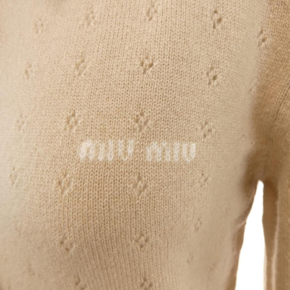 Miu Miu Cardigan Beige — view 7