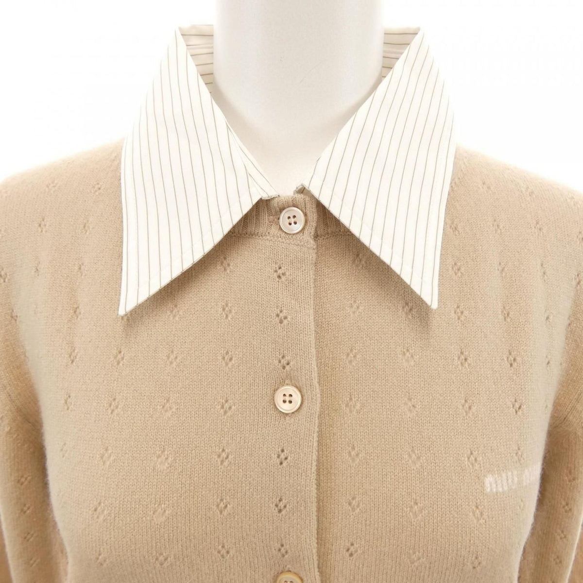 Miu Miu Cardigan Beige — view 5