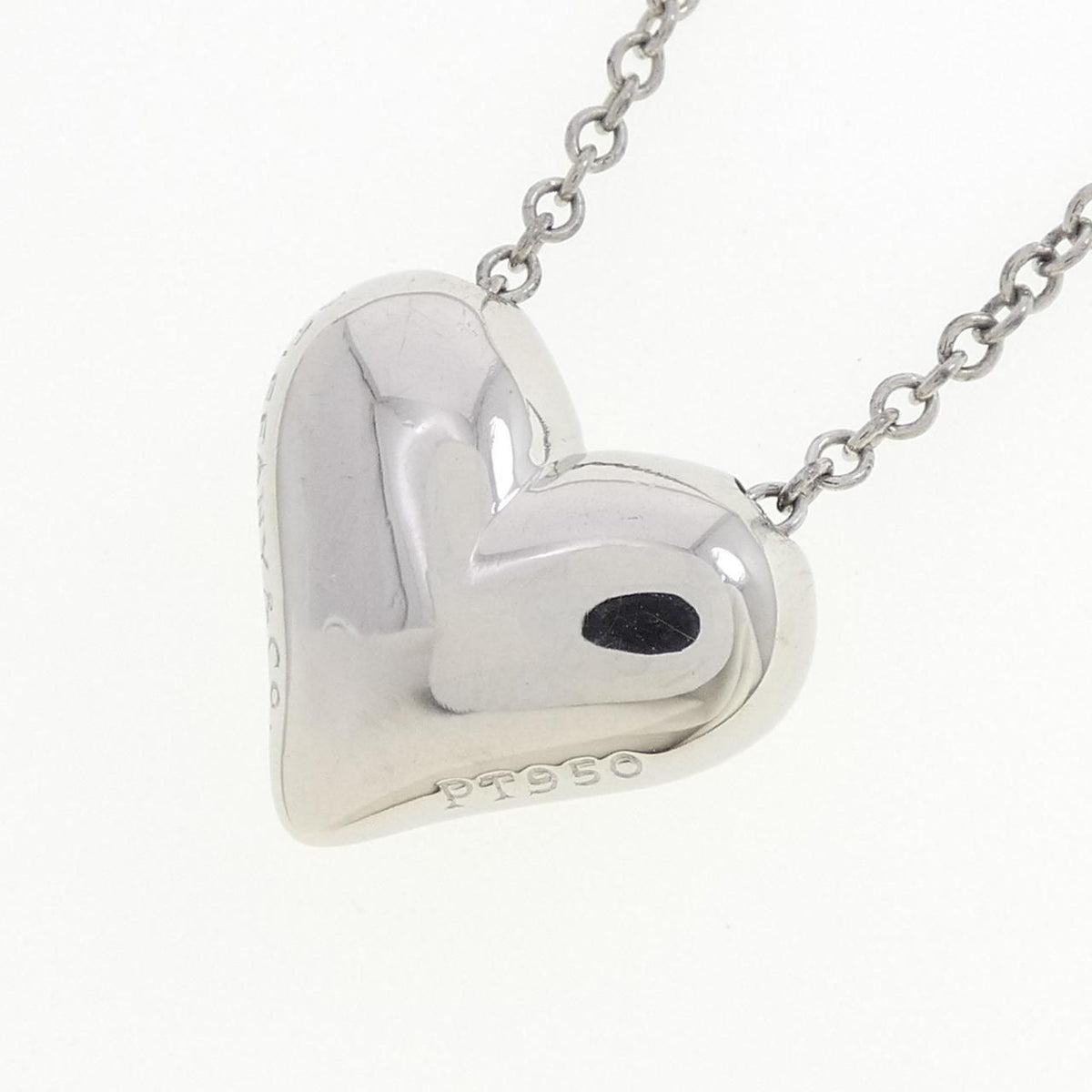 Tiffany & Co Dots Pinched Heart Necklace — view 4