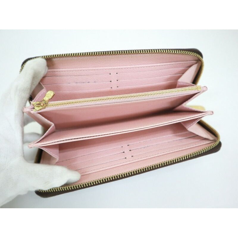 Louis Vuitton Zippy Wallet Monogram Rose Velours Ballerine — view 4